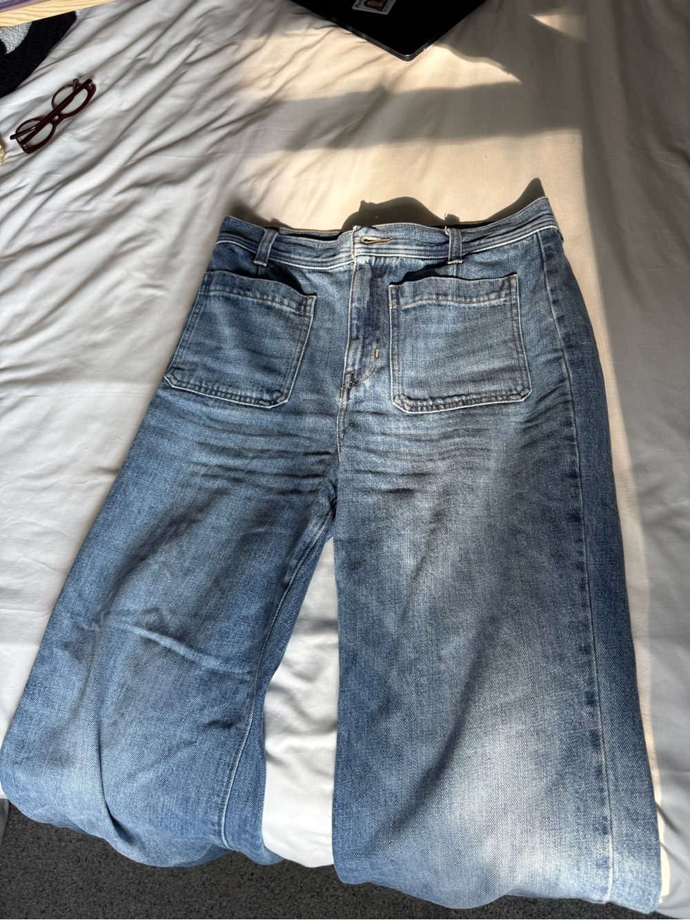 Rouje X J.Crew Marin high-rise flare jean - Picture 3 of 6